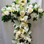 "Standing Cross" Floral Arrangement